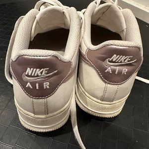 Nike Air Force 1 - with rose pink swoosh